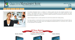 Desktop Screenshot of objectivemanagementsuite.com